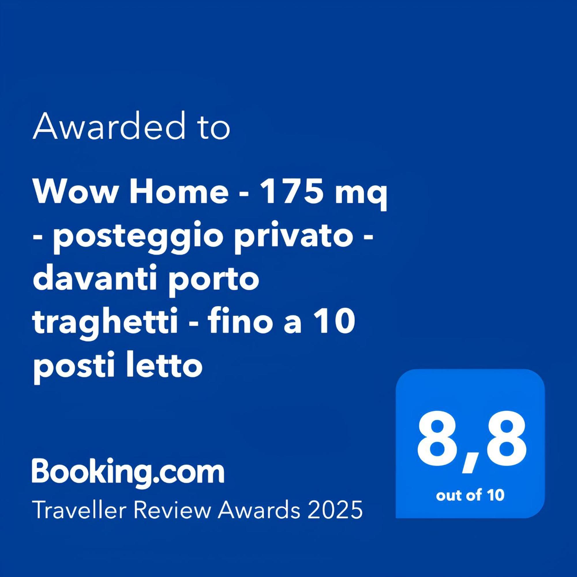 Wow Home - 175 Mq - Posteggio Privato - Davanti Porto Traghetti - Fino A 10 Posti Letto Génova Exterior foto